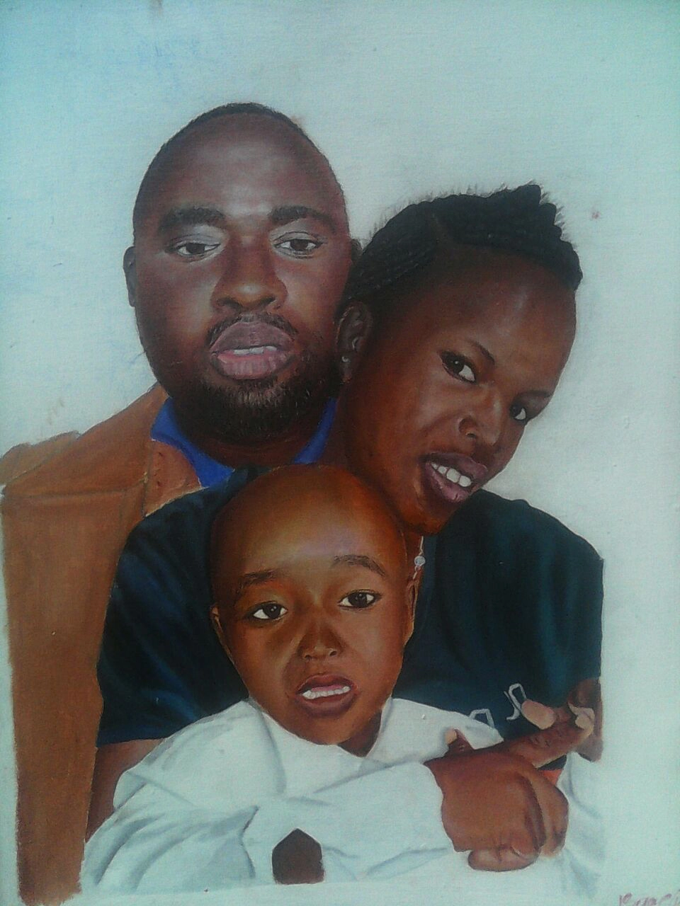 family portrait art