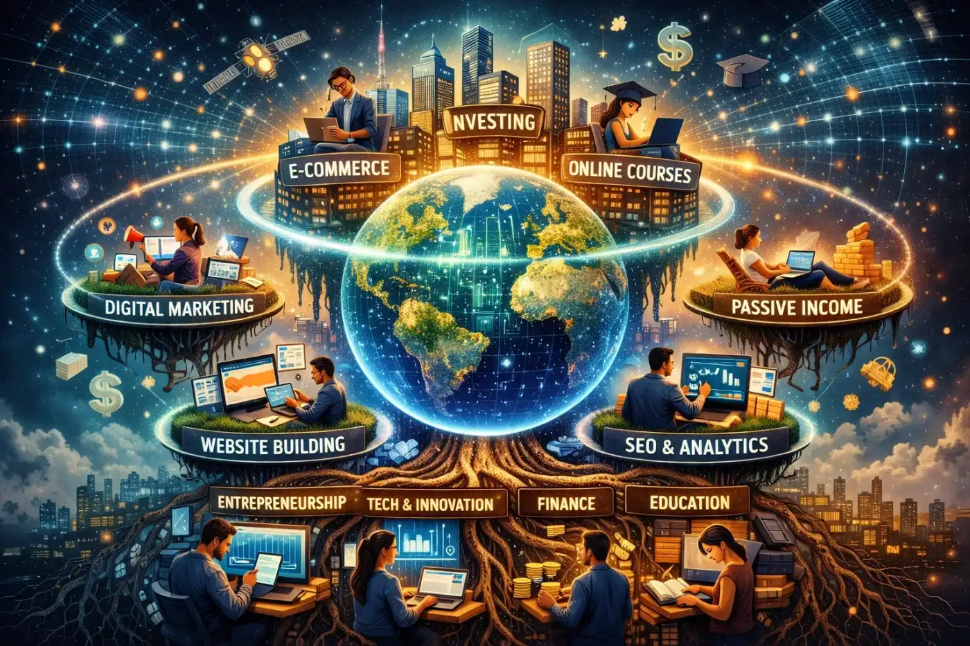 Building Income, Knowledge, and Lifestyle Through the Internet