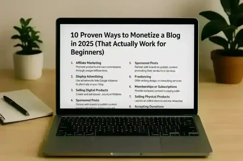 10 Proven Ways to Start Monetising your Blog in 2026