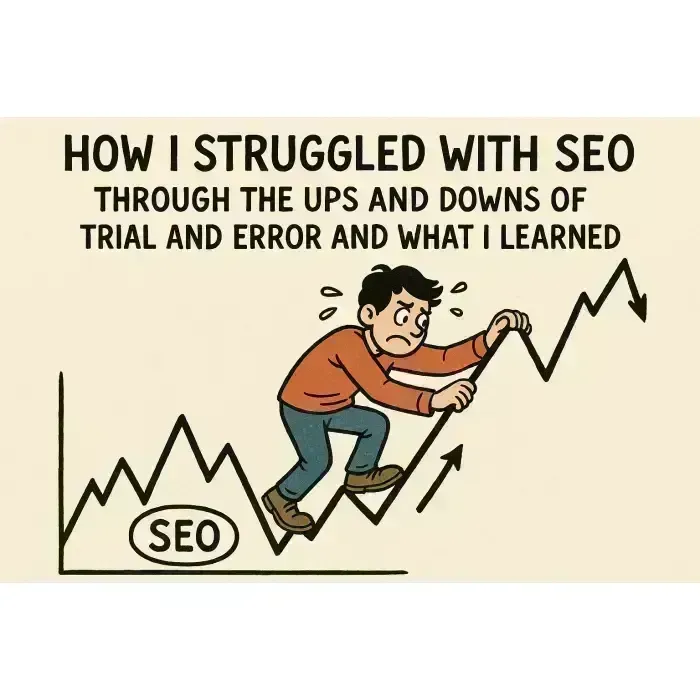 How I Struggled with SEO Through the Ups and Downs of Trial and Error and What I've Learned