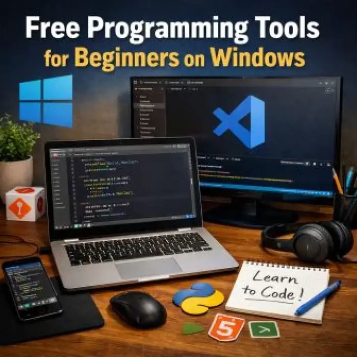 Free Programming Tools for Beginners on Windows